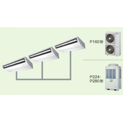 画像1: 鳥取・島根・岡山・広島・山口・業務用エアコン　東芝　天井吊形　同時トリプル　ワイヤレス　リモコン　ACSD28075X2　P280（10馬力）　スーパーパワーエコキュープ　三相200V